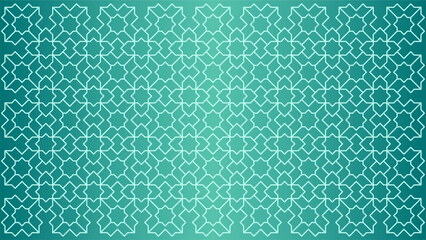 Islamic pattern vector illustration for islam celebration. Islamic pattern for ramadan, eid, mubarak, eid al fitr and eid al adha. Shiny arabesque pattern for muslim culture and islam religion