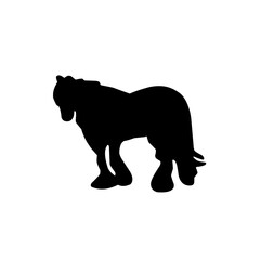 Horse Silhouette Vector 