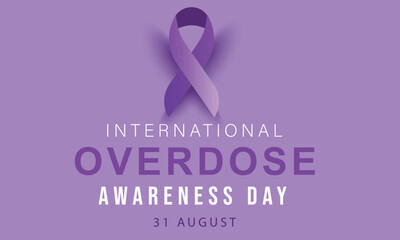 International Overdose awareness day. background, banner, card, poster, template. Vector illustration.