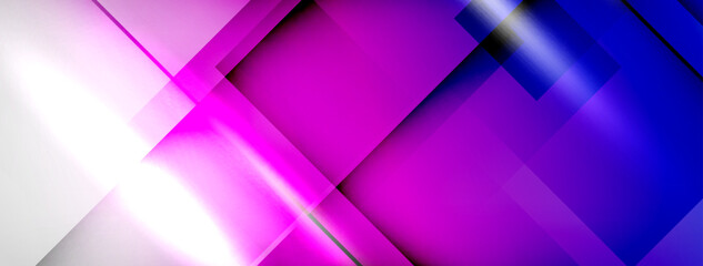Fototapeta premium Abstract lines geometric techno background layout