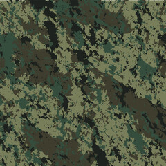abstract jungle camouflage uniform pattern for forest combat