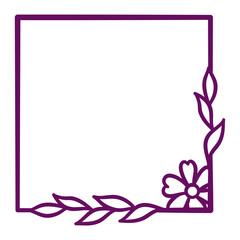 Floral Frame Element