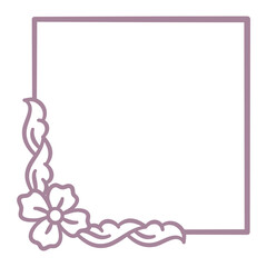 Floral Frame Element