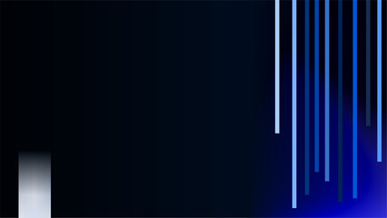 Stable lines dark blue quadrangles in night gradient abstract background