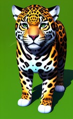 Obraz premium jaguar in the forest