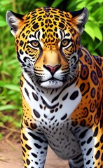 Obraz premium jaguar in the forest