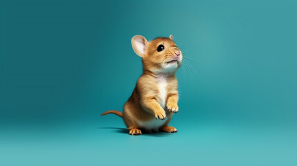 Sweet and simple pet portrait . Generative IA