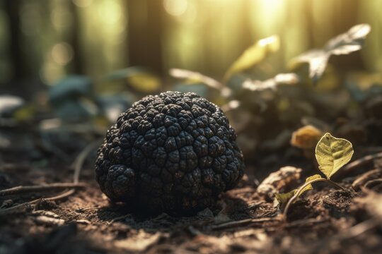 Forest truffle cooking. Generate Ai
