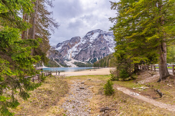 Due to the lack of water, Brais Lake is far from its old appearance in Italy
