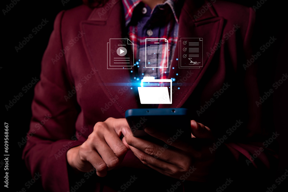 Poster document management system (dms), online documentation database and process automation to efficientl