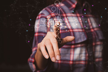 Digital transformation change management, internet of things. new technology bigdata and business process strategy, customer service management, cloud computing, smart industry.AItechnology