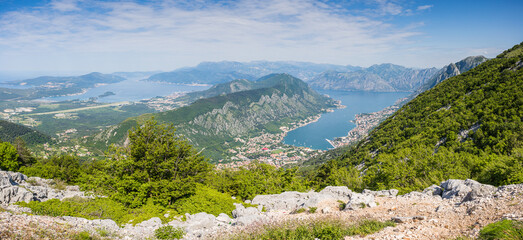 Views of Kotor from Kotor Serpentine