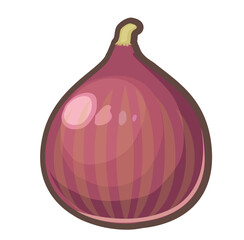 いちじくのイラスト