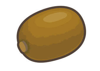 キウイフルーツのイラスト