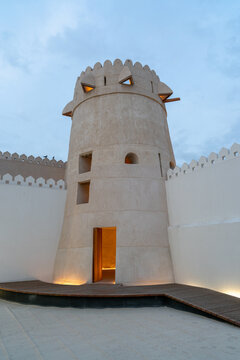 Qasr Al Hosn fort in center of Abu Dhabi (UAE) the old palace of the ruling family.