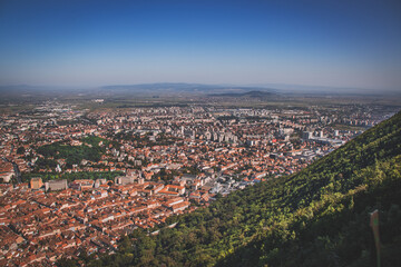 city aerial view