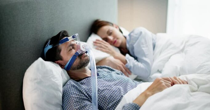 Sleep Apnea Oxygen Mask Equipment
