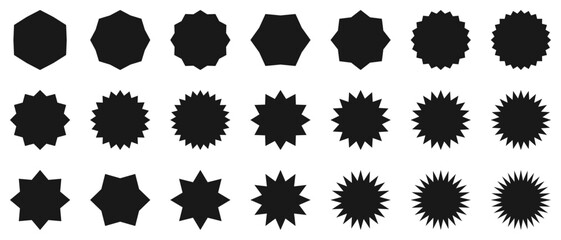 ジグザグ･ギザギザセット 　黒