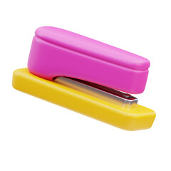 Stapler stationery, 3D Illustration