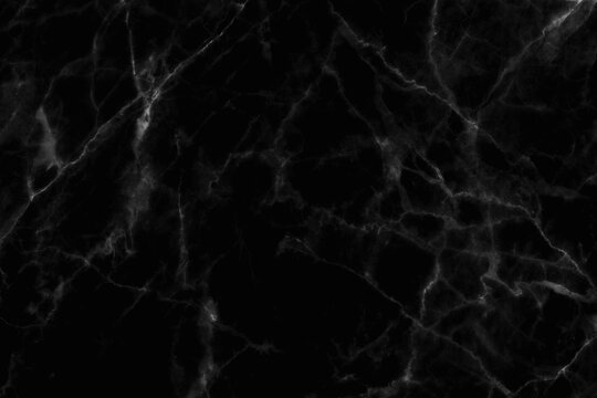  Black marble high resolution, abstract texture background in natural patterned for design.