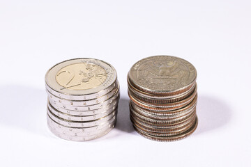 Euros from the European Union and US dollars.