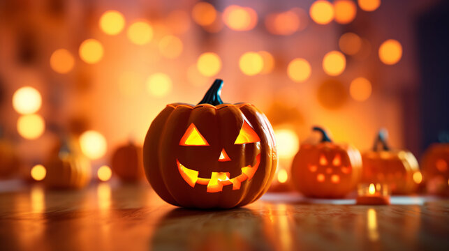 Cozy Halloween Nights: Jack-o-Lanterns and Fairy Lights Set the Magical Mood