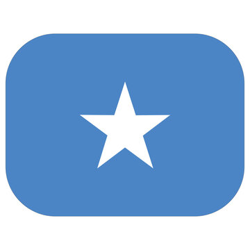 recommend clip art: Flag of Somalia. Somalian flag in design shape