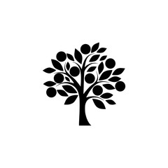  Money tree icon isolated on transparent background