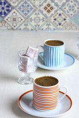 Turkish coffee and Turkish delight