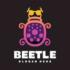 Beetle gradient logo