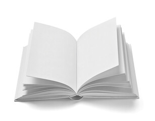 book paper education page literature notebook textbook background blank white open read template