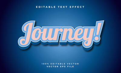 editable 3d style text effect template