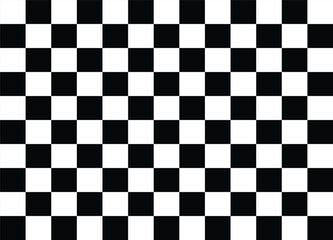 Fototapeta premium black and white checkers board
