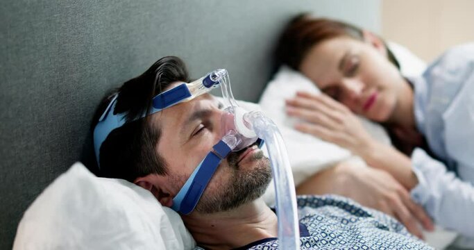 Sleep Apnea Oxygen Mask Equipment
