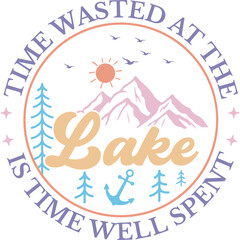 Summer Lake Sublimation Design Bundle