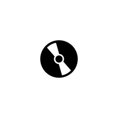 Disc icon, Cd Dvd bluray symbol, simple vector, perfect illustration