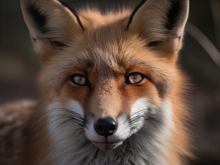 Fototapeta premium red fox portrait