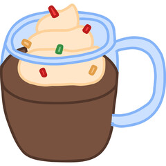 chocolate pudding hand draw