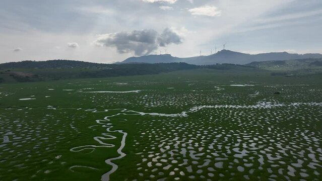 a beautiful view. Karagol plateau. sakarya black lake