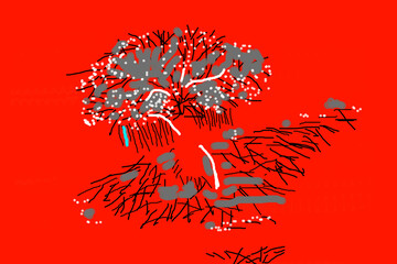 digital art, digital painting, digital print, music of color, dancing colors, abstract painting