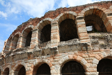 Verona Arena is a Roman amphitheatre  built in 30 AD in Bra Sauare in Verona Italy