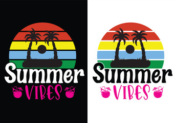 Summer Day T Shirt Design