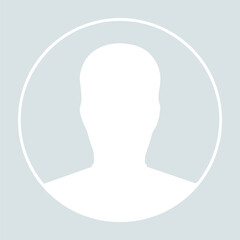 Default Male Avatar Profile Icon, Social Media User Vector