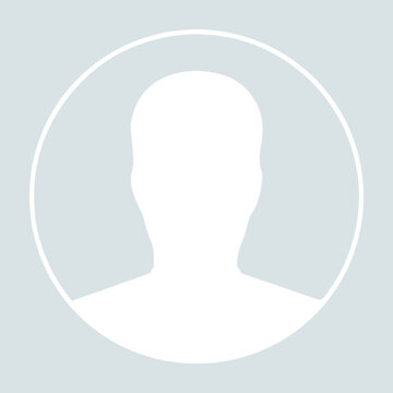 Default Male Avatar Profile Icon, Social Media User Vector