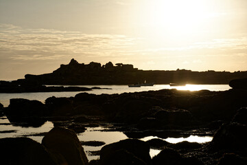 coucher de soleil en Bretagne