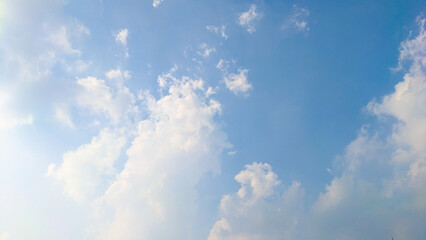 Fototapeta na wymiar Beautiful textures of Blue Sky