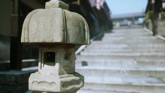 the empty japan tample buildings