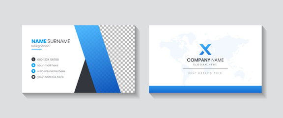Professional elegant modern creative and clean business card, id visiting card, void, grab, introduction, bulletin, recruitment and contact us visiting card