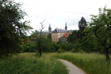 Fototapeta na wymiar The panorama of Rothenburg ob der Tauber, Germany