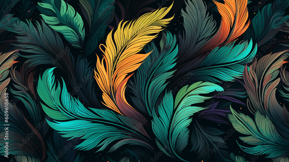 Wall mural abstract dark atmosphere pattern pattern